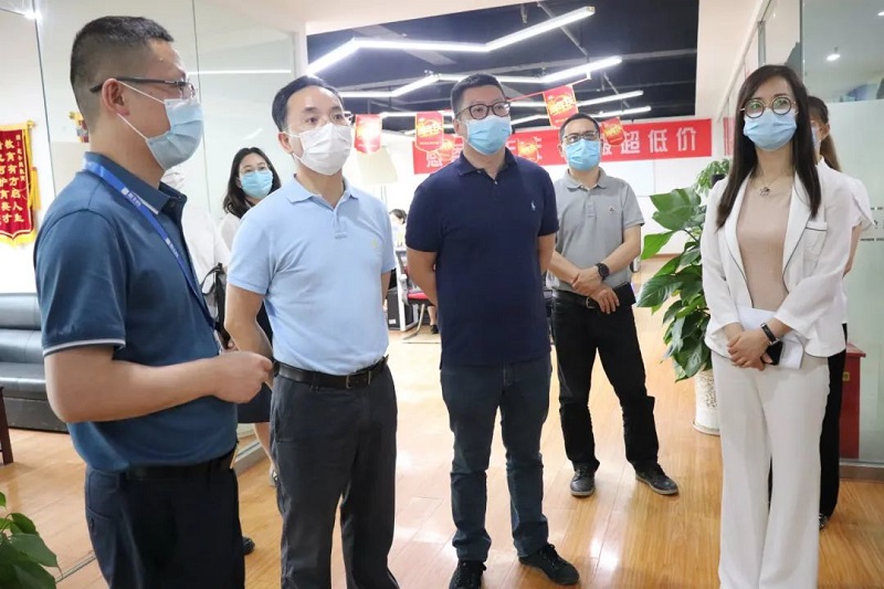 武漢市委組織部副部長孫志軍一行蒞臨武漢分公司調研指導！